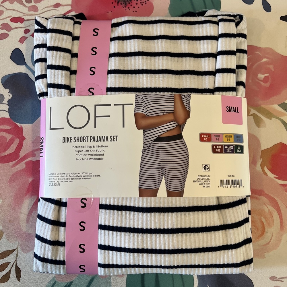 LOFT Bike Short Pajama Set